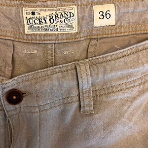 Lucky Brand Men’s Linen cargo shorts